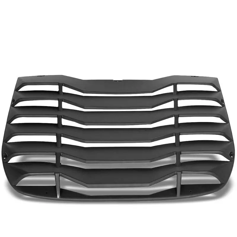 Matte Black Rear Window Vent Louver Scoop Cover For 09-19 Nissan 370Z 3.7L Dohc 1