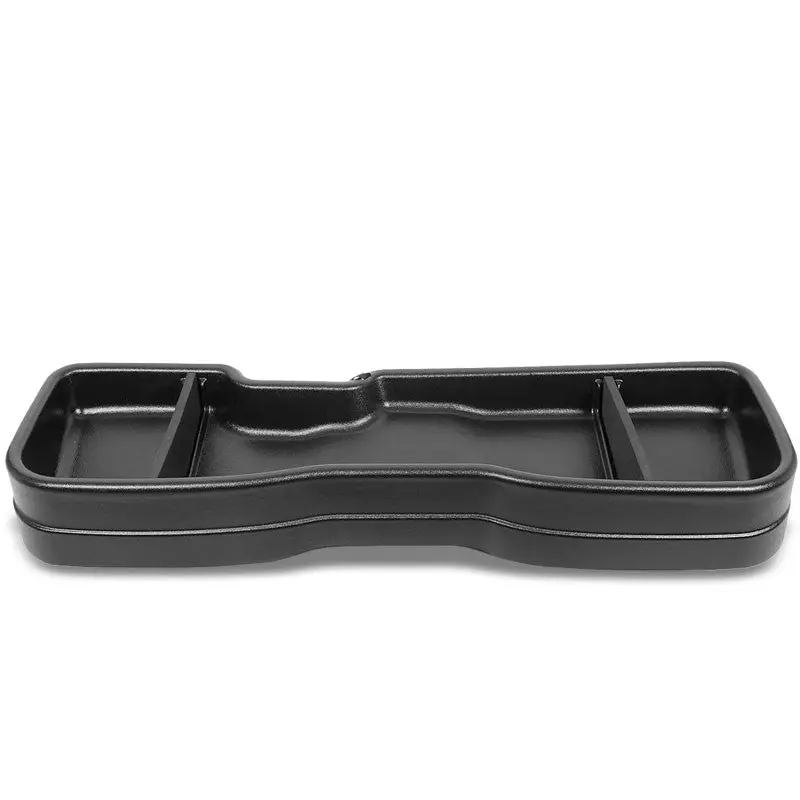 Black Abs Plastic Under Seat Cargo Storage For 14-18 Chevrolet Silverado 1500 1