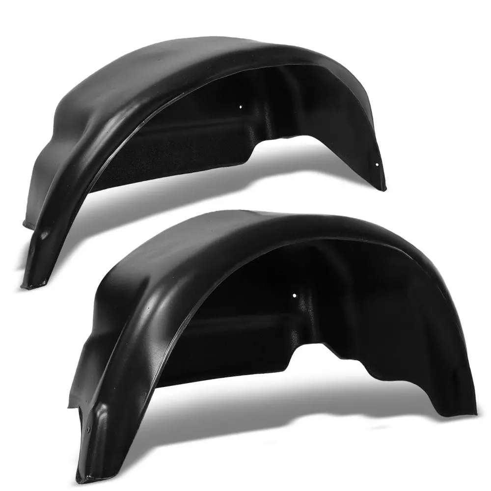 Inner Fender Thermoplastic Rear Wheel Well Guard Mud Flaps For 15-19 Ford F-150 1