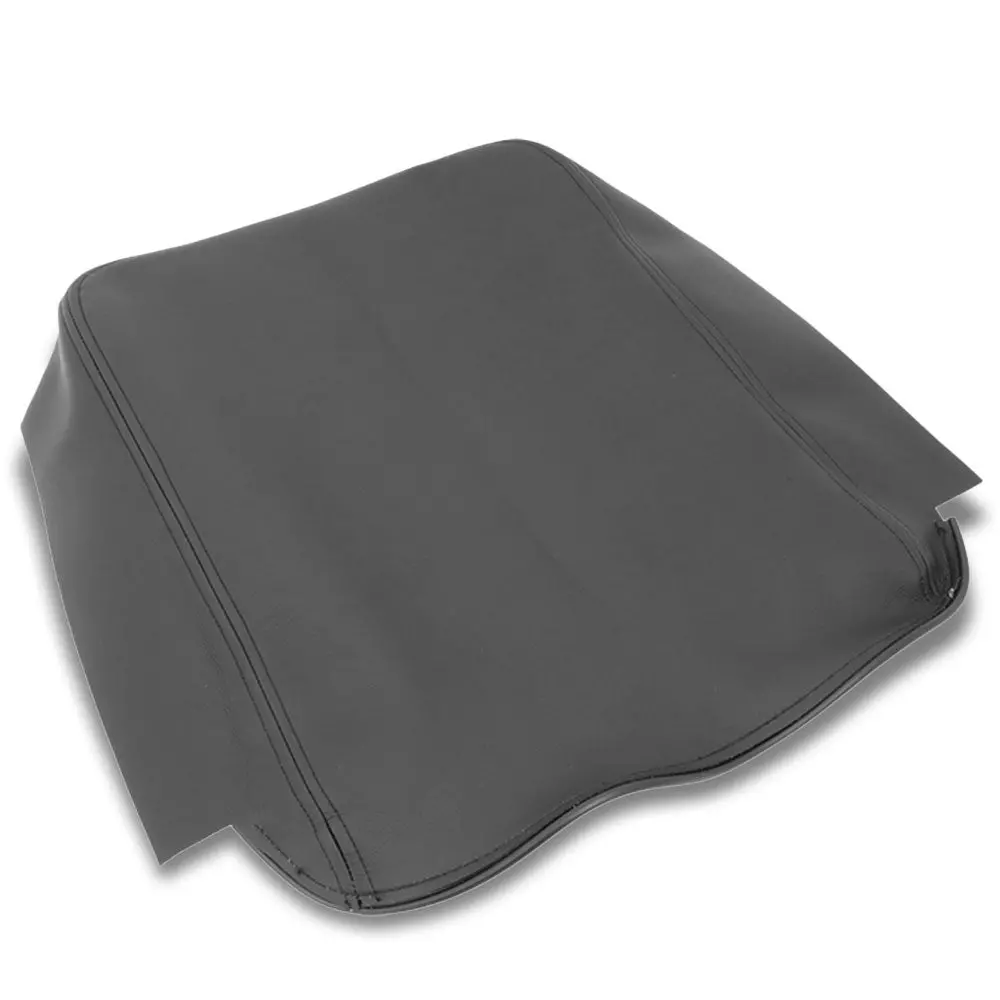 Black Microfiber Leather Center Console Armrest Cover For 02-08 Dodge Ram 1500 1