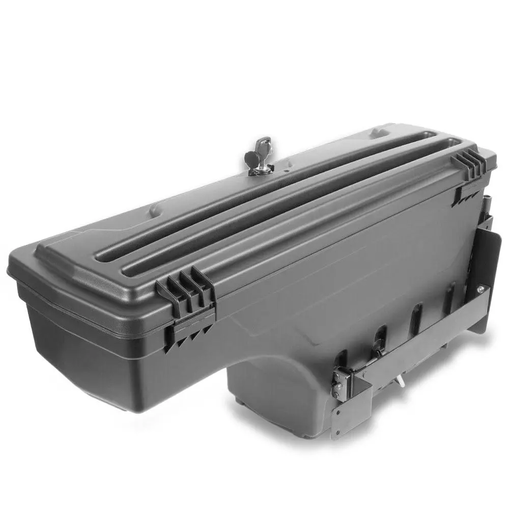 Left Pickup Truck Bed Wheel Well Swivel Storage Tool Box For 02-Up Dodge Ram 1