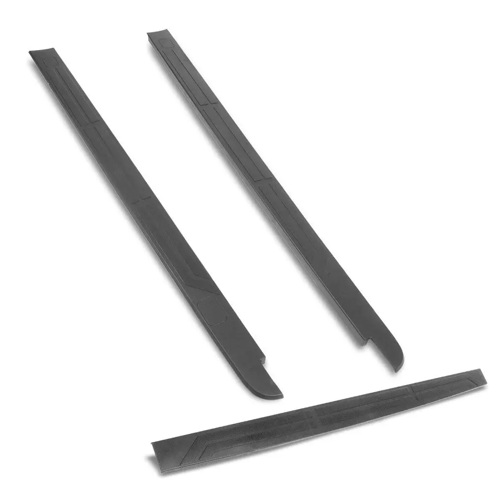 Black Truck Side Cap Rail & Tailgate Protector Cover For 14-20 Tundra W/5.5' Bed 1