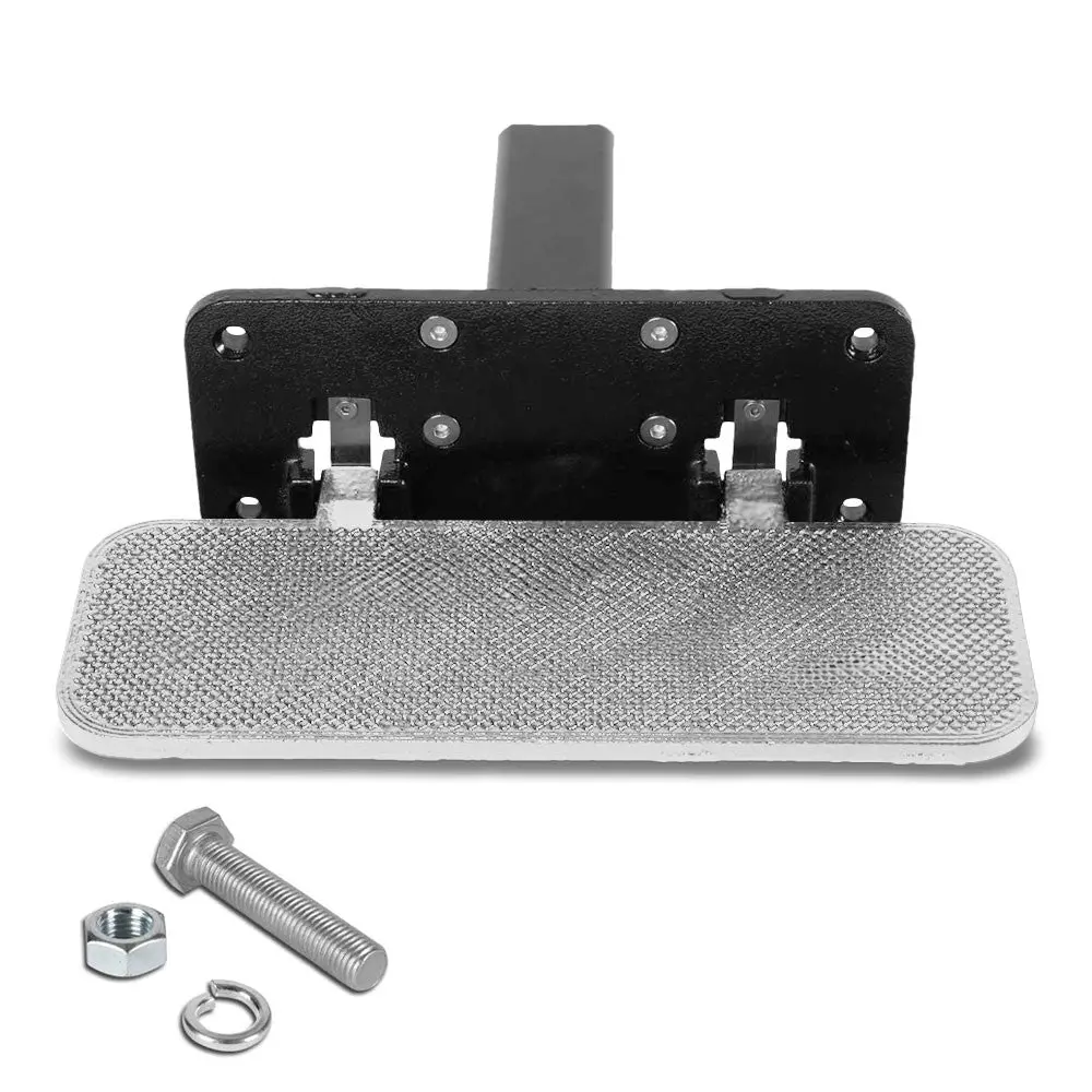 14"Long/5" Wide Folding Step Heavy Duty Hitch Step Bar Silver For 2" Receiver 1