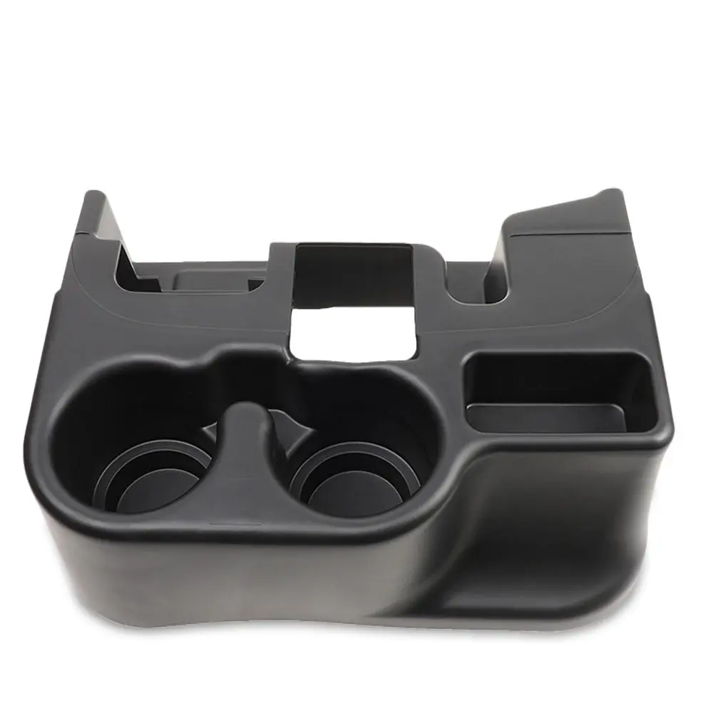 Black 40/20/40 Seat Console Insert Cup Holder For 03-10 Dodge Ram 1500/2500/3500 1