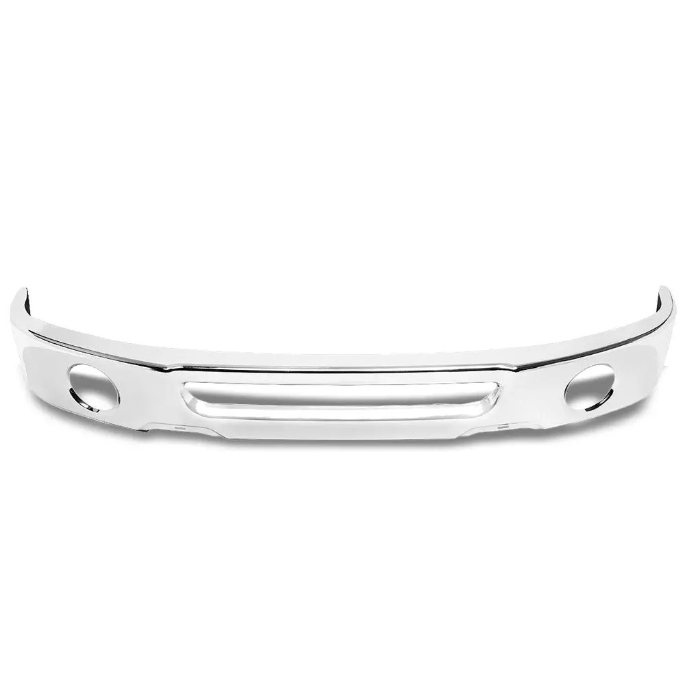 Chrome Steel Oe W/Foglight Cutouts Front Bumper For 06-08 F-150/07-08 Mark Lt 1