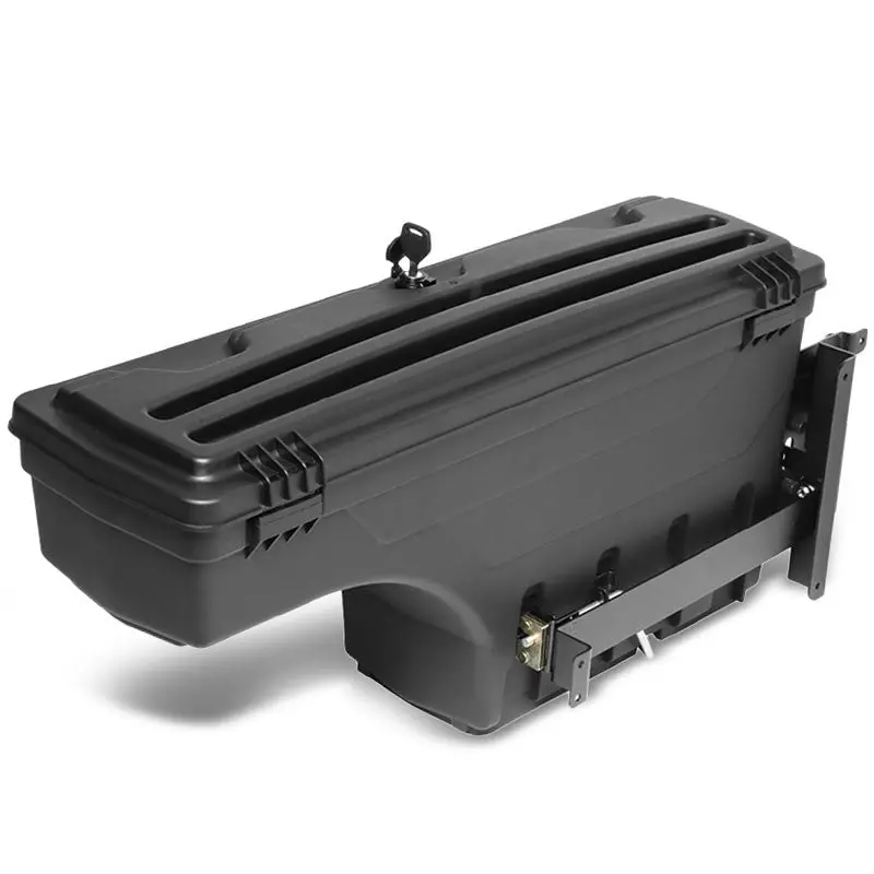 Left Pickup Truck Bed Wheel Swivel Storage Tool Box For 07-19 Silverado/Sierra 1