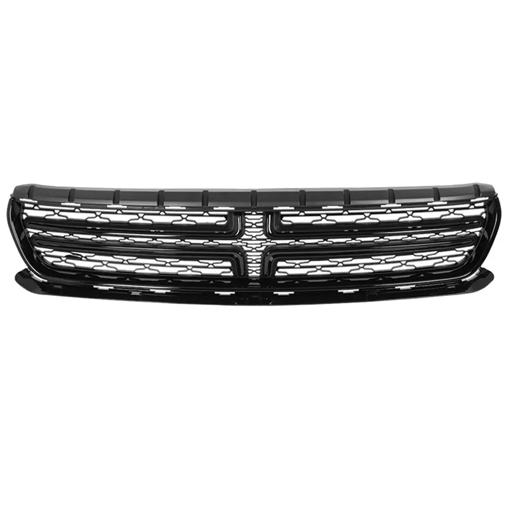 Black Abs Plastic Oe Front Grille For 2015-2018 Dodge Charger 3.6L/5.7L/6.4L 1