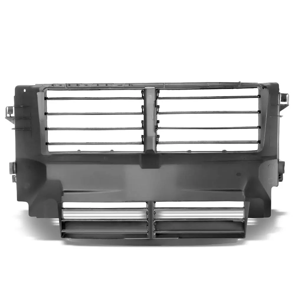 Black Abs Plastic Radiator Shutter Assembly Grille Vent For 12-16 Ford Focus 1