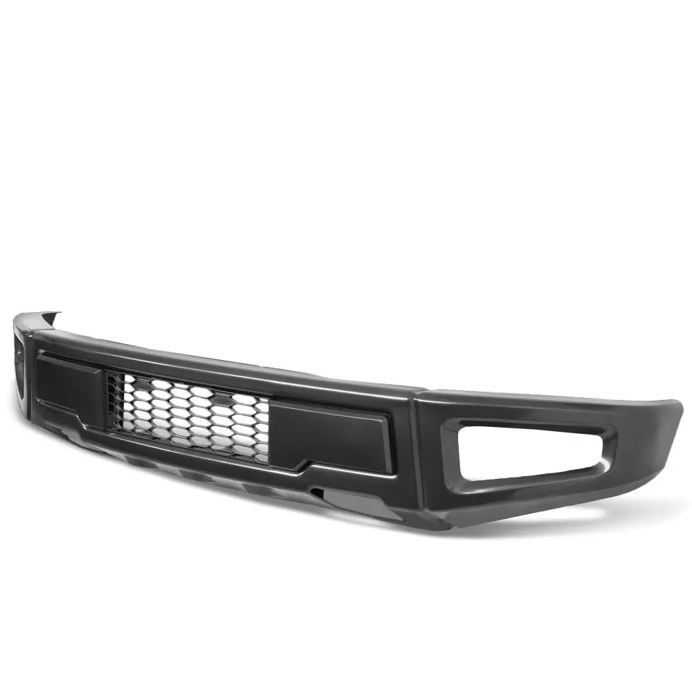 Raptor Style Steel Powdercoated Grey Front Lower Bumper Bar For 15-18 Ford F-150 1
