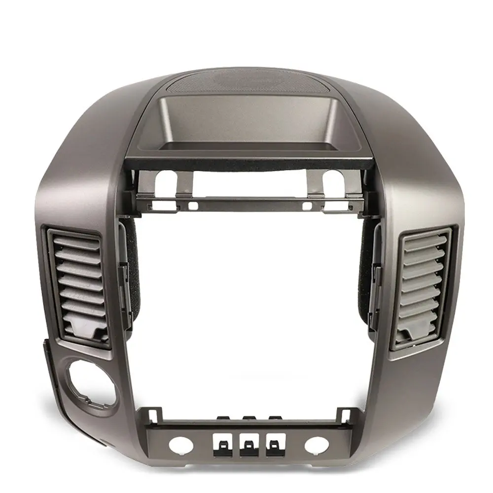 Grey Center Console Dash Radio Bezel Ac Vent For 04-06 Titan W/Speaker 1