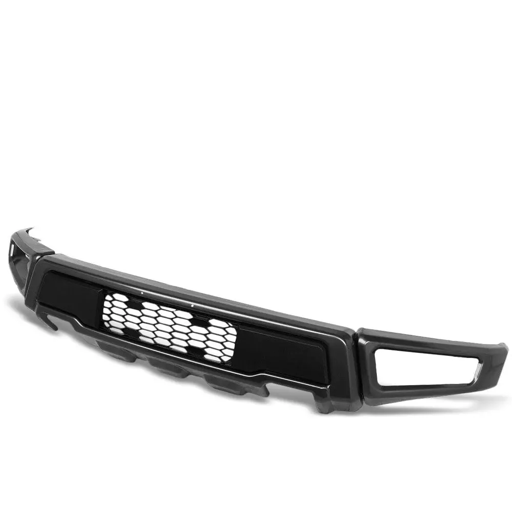 Raptor Style Steel Powdercoat Black Front Lower Bumper Bar For 15-18 Ford F-150 1