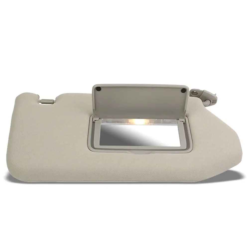 Right Passenger Side Grey Sun Visor W/Vanity Light For 13-19 Pathfinder 1