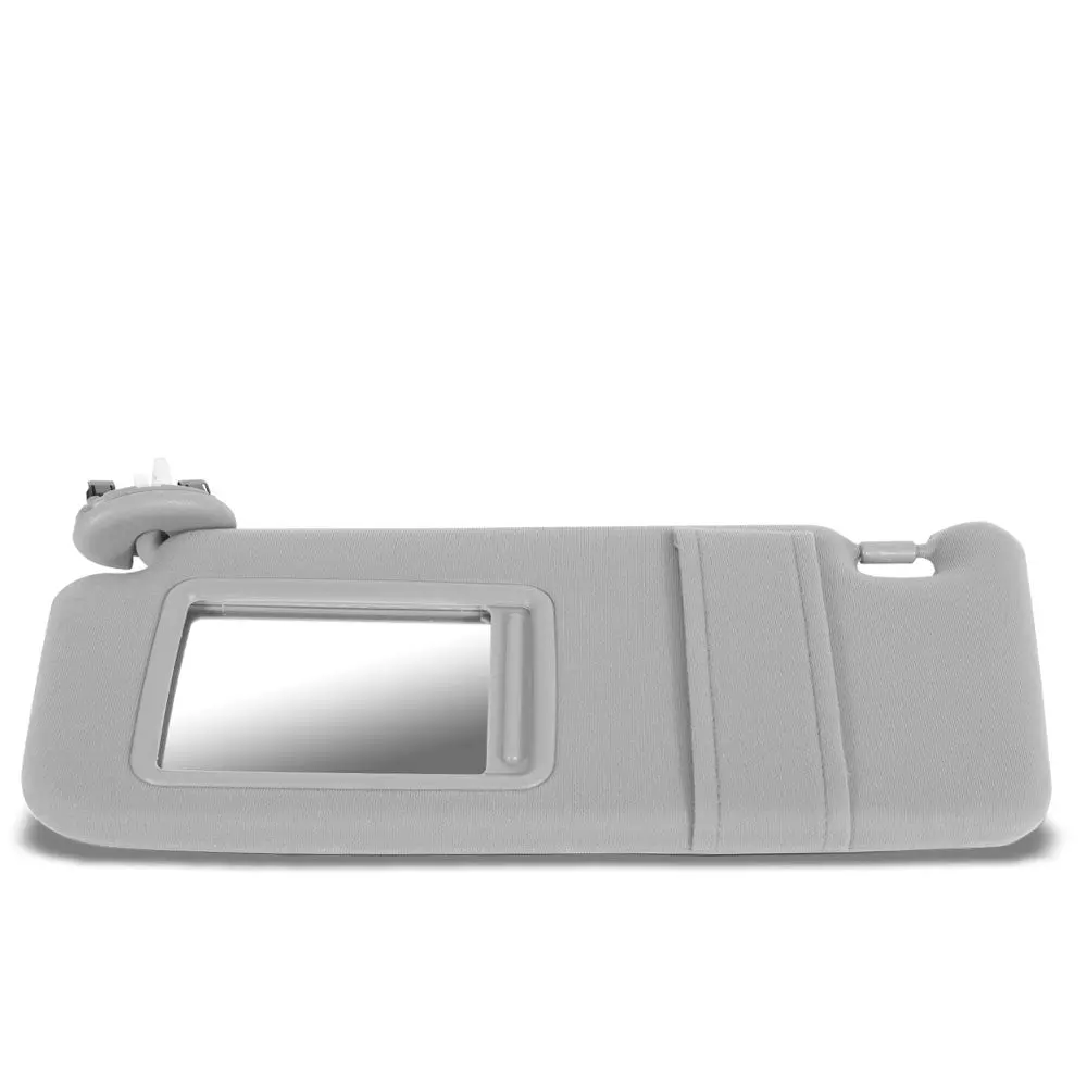 Left (Driver Side) Grey Sun Visor W/Vanity Light For 07-11 Toyota Camry 1