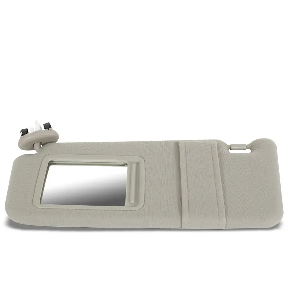 Left Driver Side Beige Sun Visor W/Vanity Light For 07-11 Toyota Camry 1