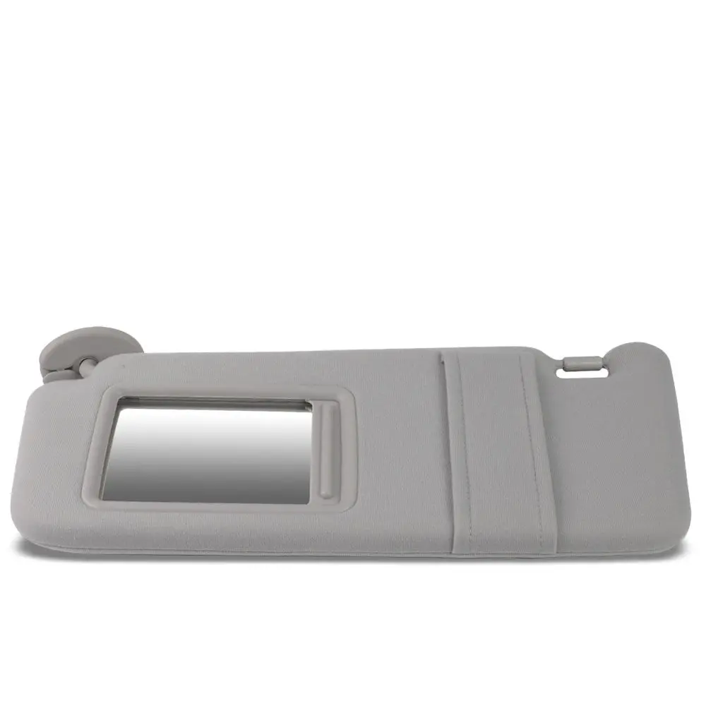 Left (Driver Side) Grey Sun Visor W/Vanity Light For 09-16 Toyota Venza 1