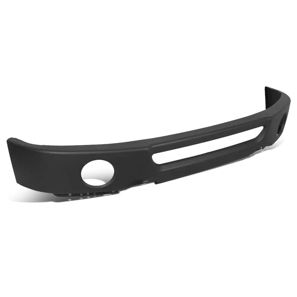 Black Steel Oe Front Lower Bumper W/Fog Light Cutouts For 06-08 F-150/Mark Lt 1
