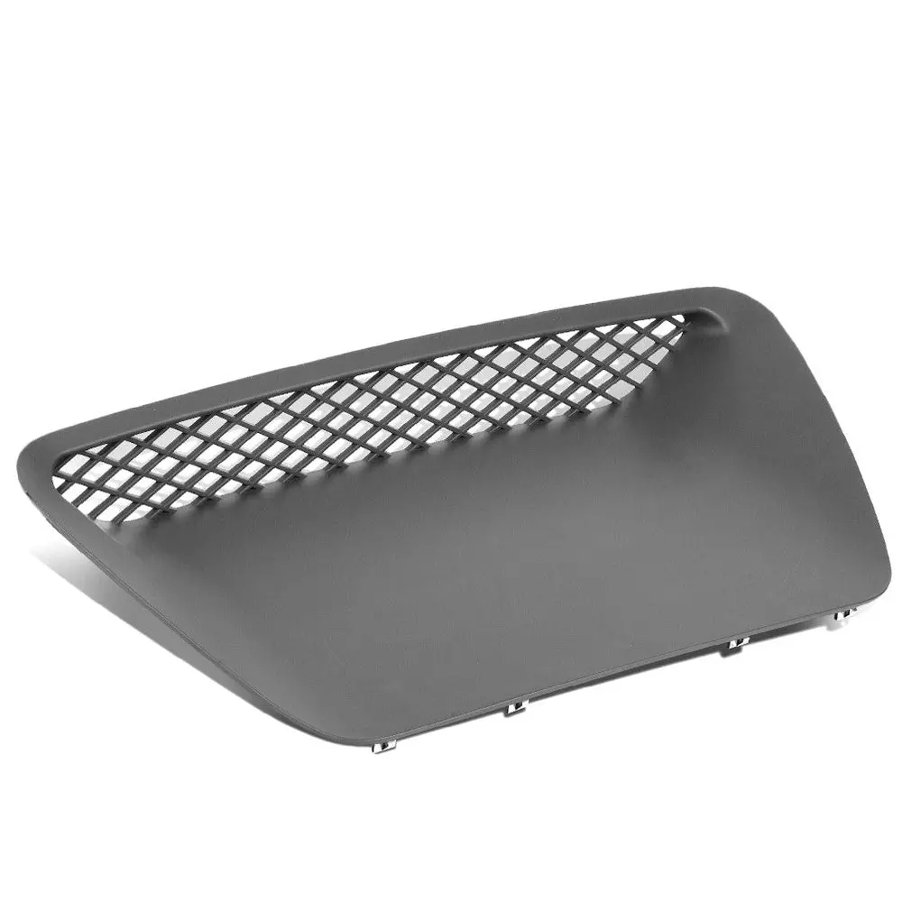 Black Matte Front Diamond Mesh Hood Scoop Vent Insert For 04-05 Ram 1500 Srt-10 1