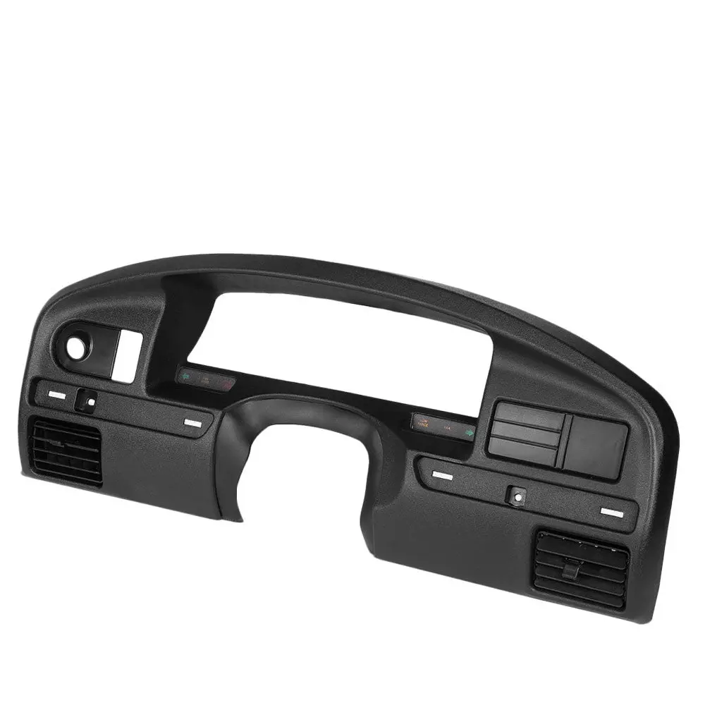 Front Black Gauge Cluster Dash Panel Dashboard Cover For 94-97 F-150 F-250 F-350 1