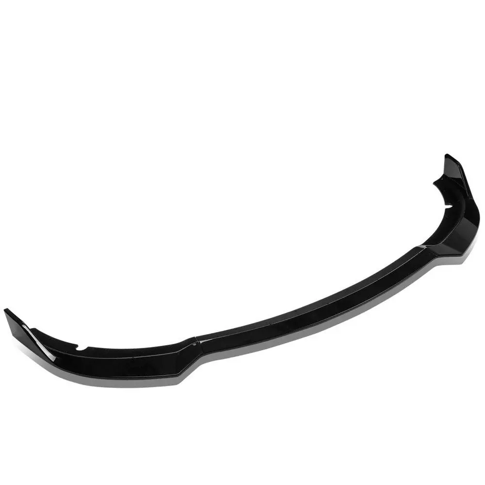 [Painted Gloss Black] 3Pc Front Bumper Lip Guard For 15-20 Dodge Charger Srt Ld 1