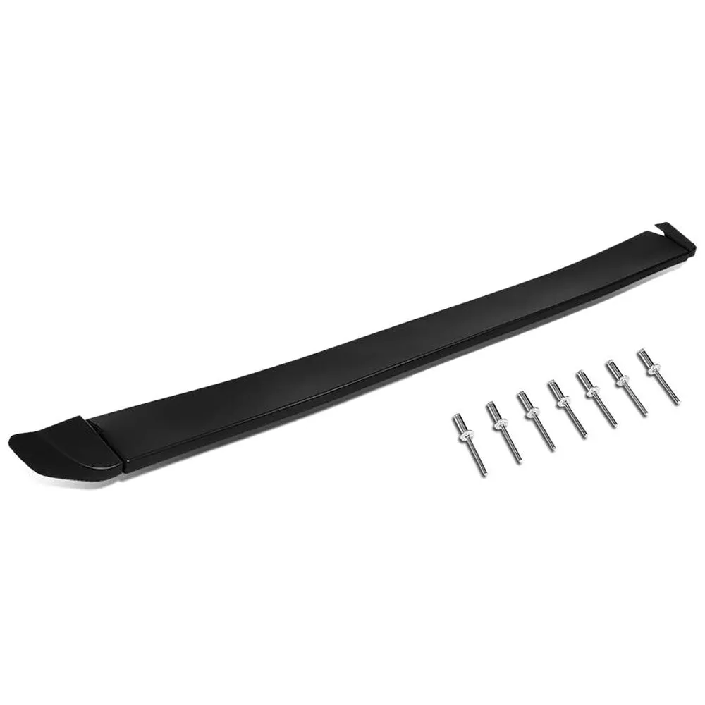 Matte Black 3Pc Style Tailgate Spoiler Wing For 99-07 Silverado Sierra Fleetside 1