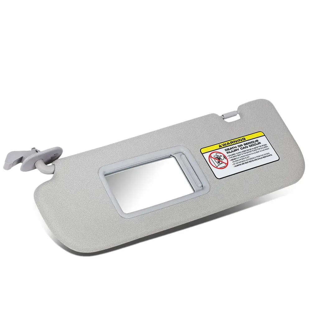 Gray Drive Side (Left) Oe Style Sun Visor Sunshade For 11-15 Hyundai Elantra Md 1
