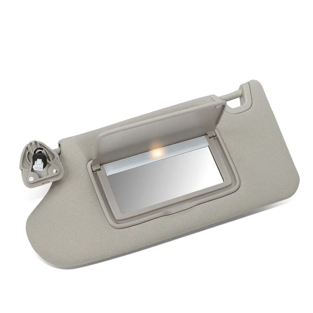 Gray Drive Side (Left) Oe Style Sun Visor Sunshade For 13-18 Nissan Altima L33 1