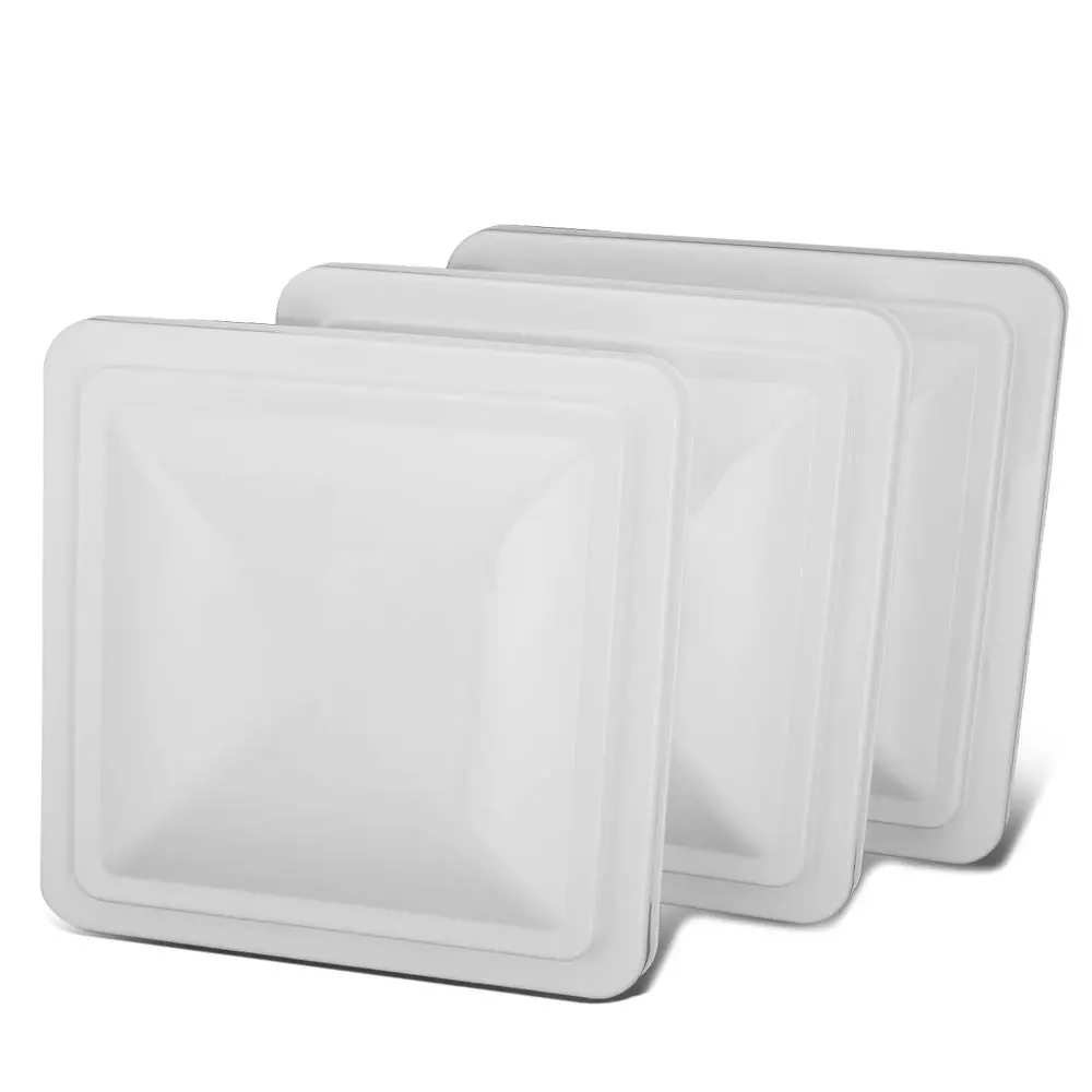 3Pcs White 14" X 14" Roof Top Ventline Vent Lids For Rv Camper Cargo Trailer 1