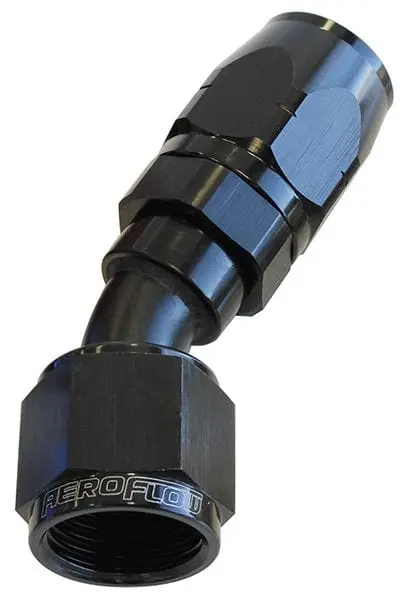 An-8 30° Swivel Hose Fitting – 500 Series Cutter-Style, Black Anodized (Af507-08Blk) 1