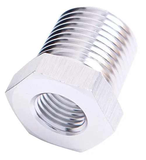 Af912-06-02S Npt Pipe Reducer Fitting – 3/8" To 1/8" Threaded Adapter 1