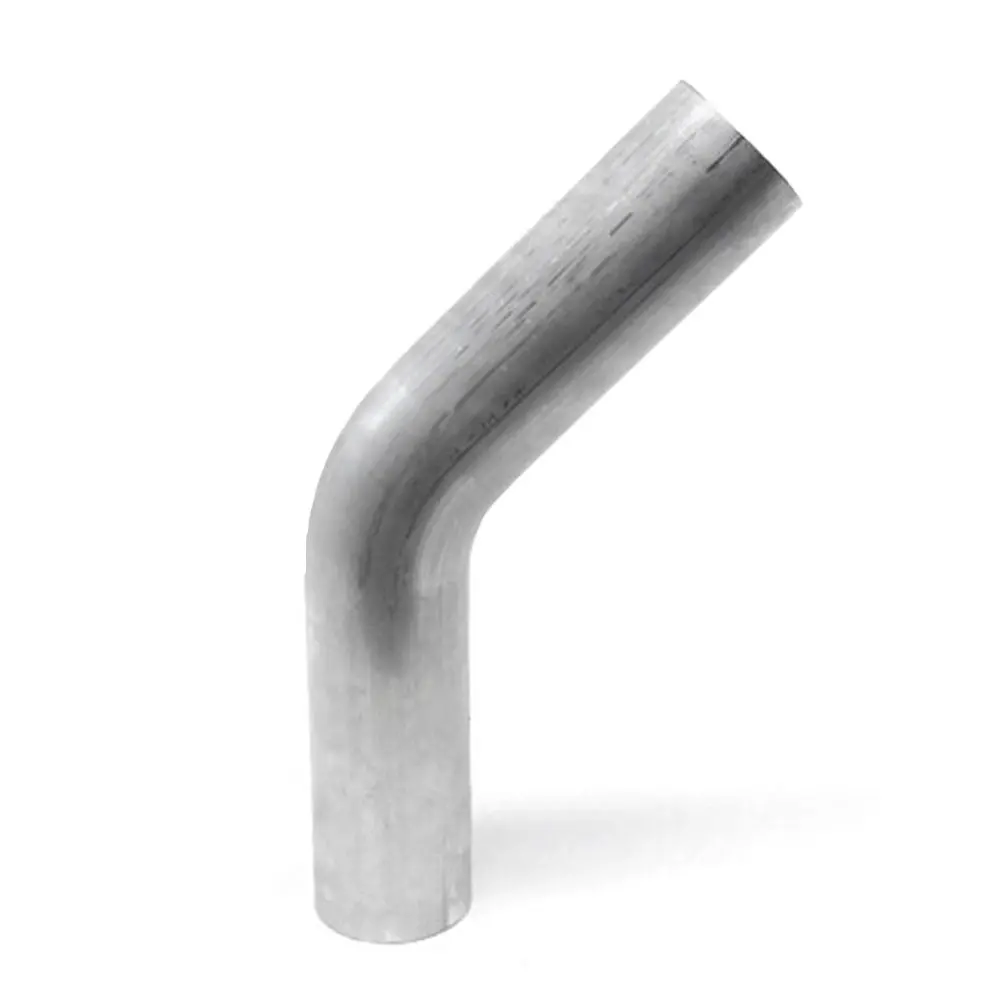 Hps 45 Degree Bend Aluminum Elbow Tubing Pipe 1.62" (41Mm) Od, 16 Gauge, 2-1/2" Clr 1