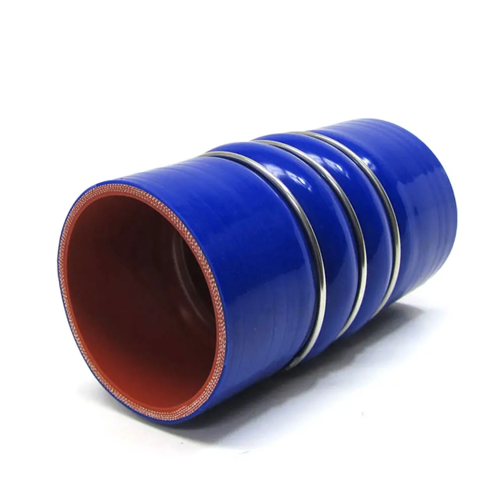 Hps 4" (102Mm) Id Blue 4Ply Silicone Charge Air Cooler Cac Hose Coupler 6" Length Cold Side 1