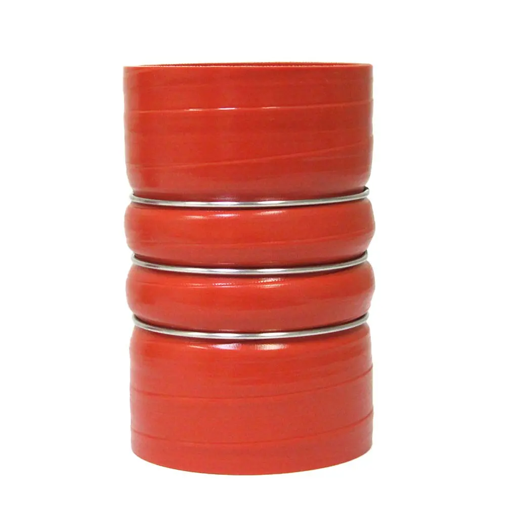 Hps 2" (51Mm) Id Orange 4Ply Silicone Charge Air Cooler Cac Hose Coupler 6" Length Hot Side 1