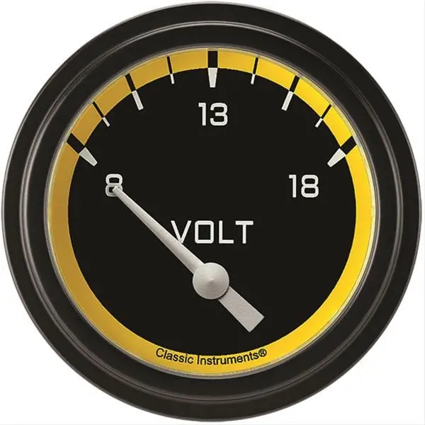 Classic Instruments Auto Cross Yellow Series Gauge Kit – Ax230Yblf 1