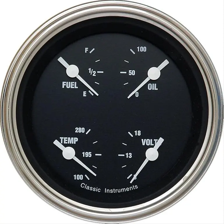 Classic Instruments Hot Rod Series Gauge Kit – Hr73Slf 1
