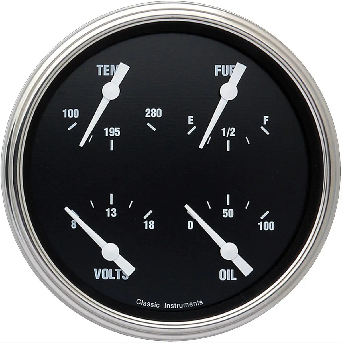 Classic Instruments Hr78Slf Hot Rod Series Analog Gauge Set 1