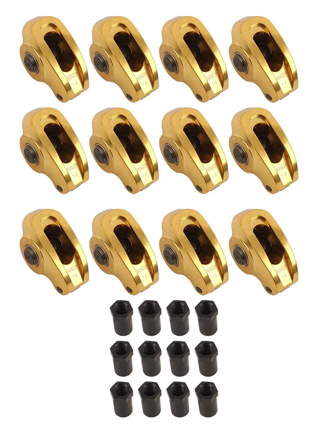 Comp Cams 19004-12 Ultra Gold Aluminum Rocker Arms – Lightweight, High-Strength Roller Design 1