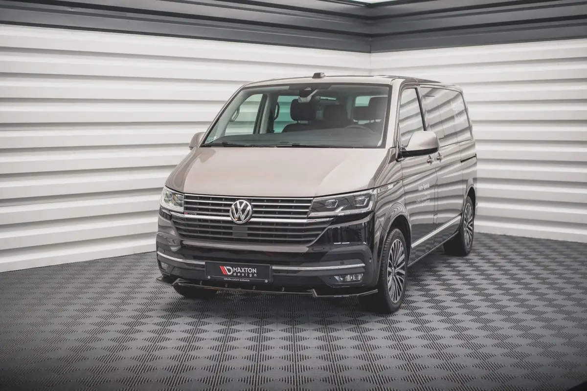 Maxton Cup Spoilerlippe Front Ansatz V.1 Für Volkswagen T6.1 1