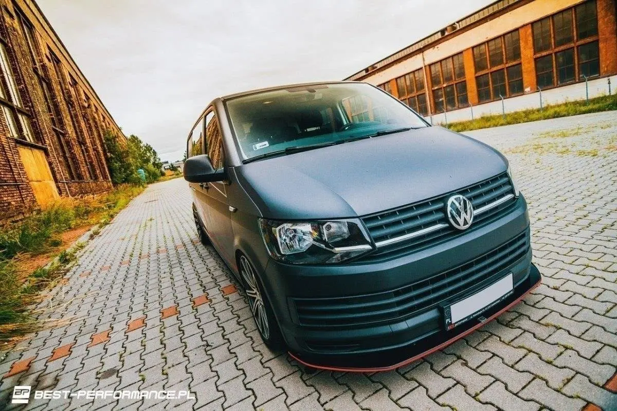 Maxton Cup Spoilerlippe Front Ansatz V.1 Für Volkswagen T6 1