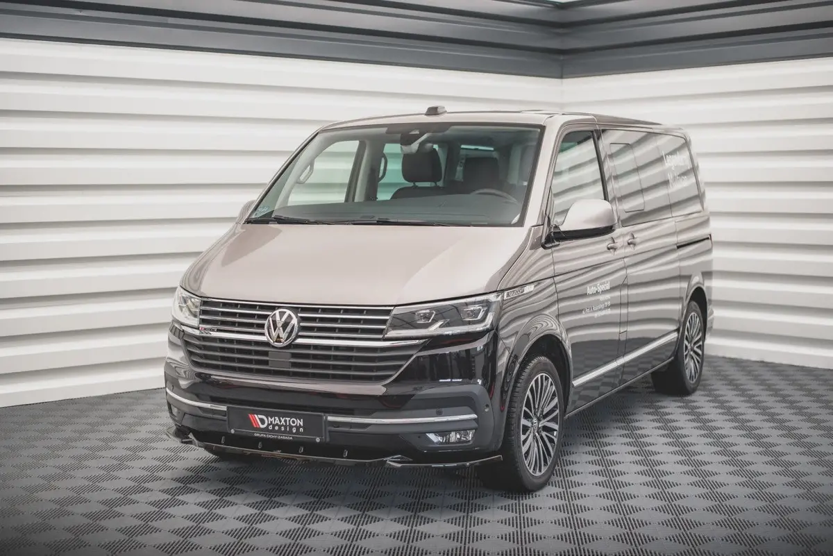 Maxton Cup Spoilerlippe Front Ansatz V.2 Für Volkswagen T6.1 1