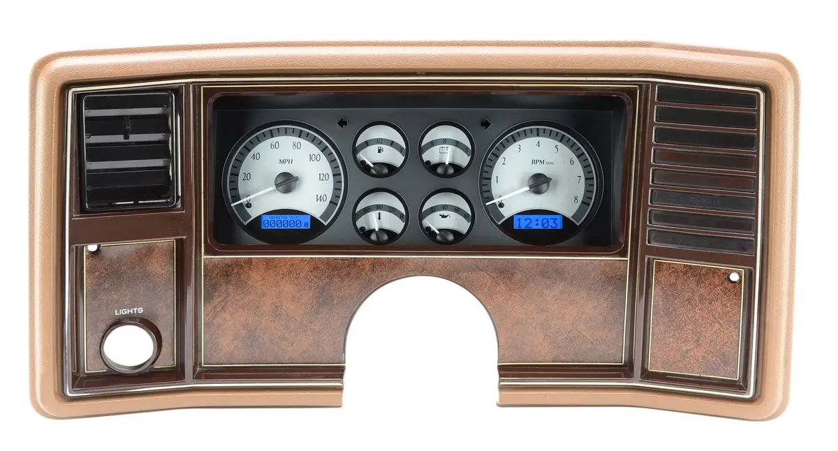 Dakota Digital Vhx-78C-Mc-S-B Direct-Fit Analog Gauge System – Black Bezel Edition 1