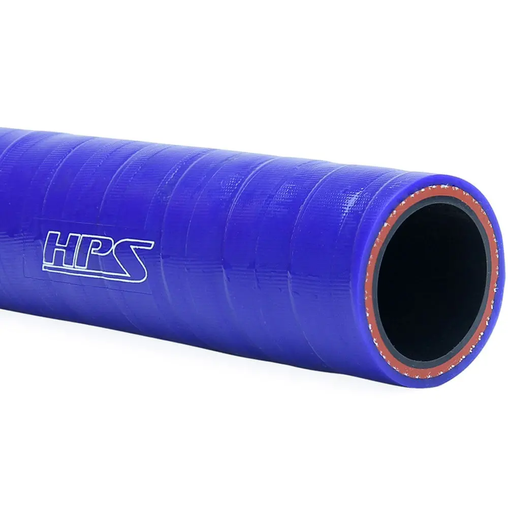 Hps 5/8" (16Mm) Fkm Lined Oil Resistant Hose Fkm-4F-062-Blue (4 Feet Length Blue 1-Ply Reinforced Polyester Silicone) 2
