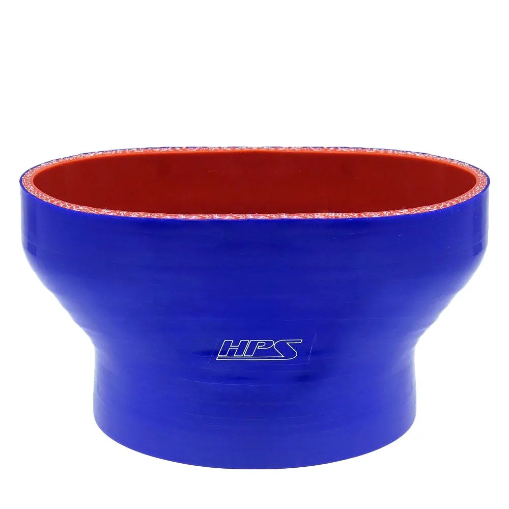 Hps Silicone Blue Oval/Round Hose (Mustang Gt500 60Mm Throttle Body To 3" Tube) 1