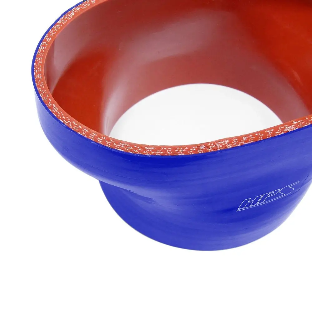 Hps Silicone Blue Oval/Round Hose (Mustang Gt 55Mm Throttle Body To 4.5" Tube) 2