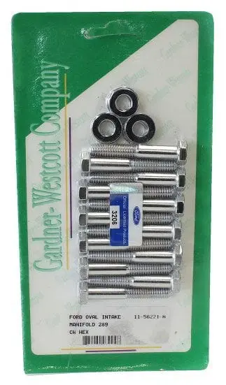 Chrome Hex Intake Manifold Bolt Kit – Gw11-56221-H 1