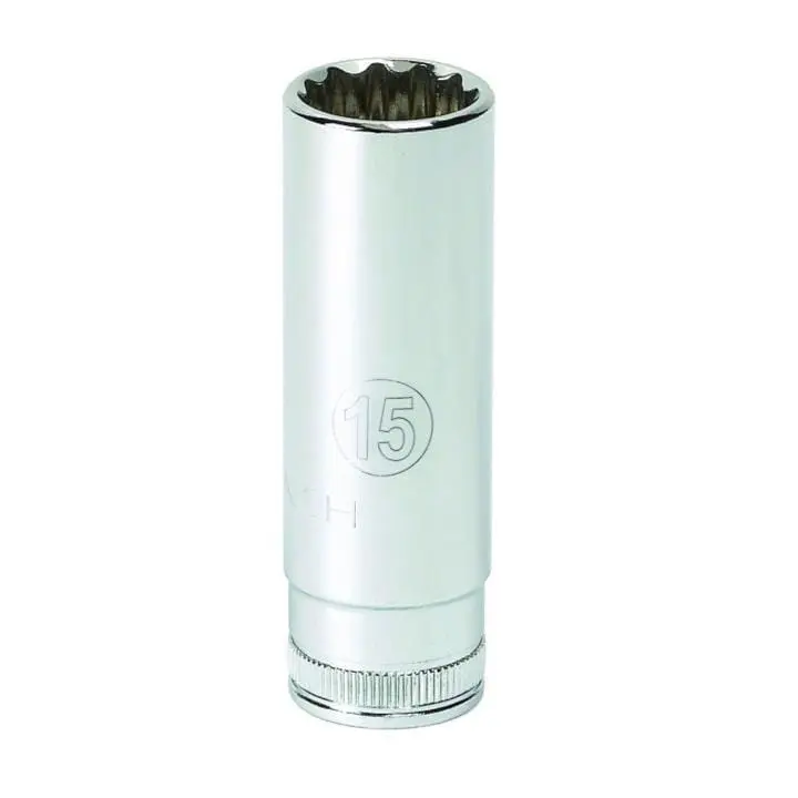 Gearwrench 12-Point Deep Socket Set – Ratcheting Design For Tight Spaces 1