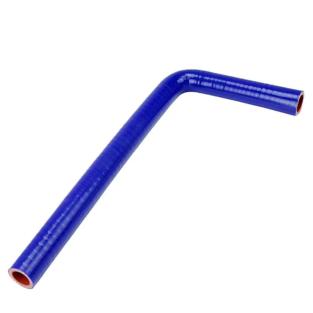 Hps 1/2" (13Mm) Id 90 Degree Elbow Hose Coupler 4-Ply High Temp Silicone Blue 5" And 18" Length 1