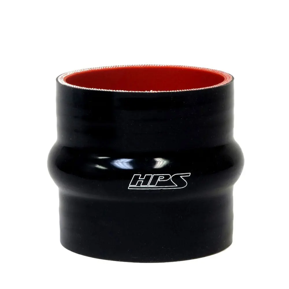 Hps 2-3/4" (70Mm) Id Hump Couple Hose 4-Ply High Temp Silicone Black 4" Length 1
