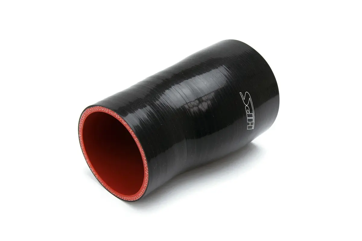 Hps 3-1/8" (80Mm) Id 1/2" Offset Straight Coupler Hose 4-Ply High Temp Silicone Black 6" Length 2