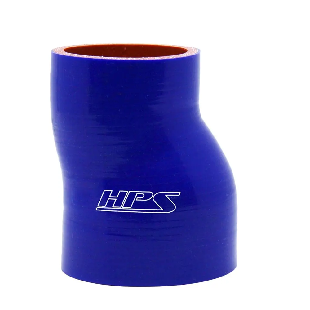 Hps 2-1/2" - 2-3/4" (63Mm - 70Mm) Id 1/2" Offset Reducer Coupler Hose 4-Ply High Temp Silicone Blue 3" Length 1