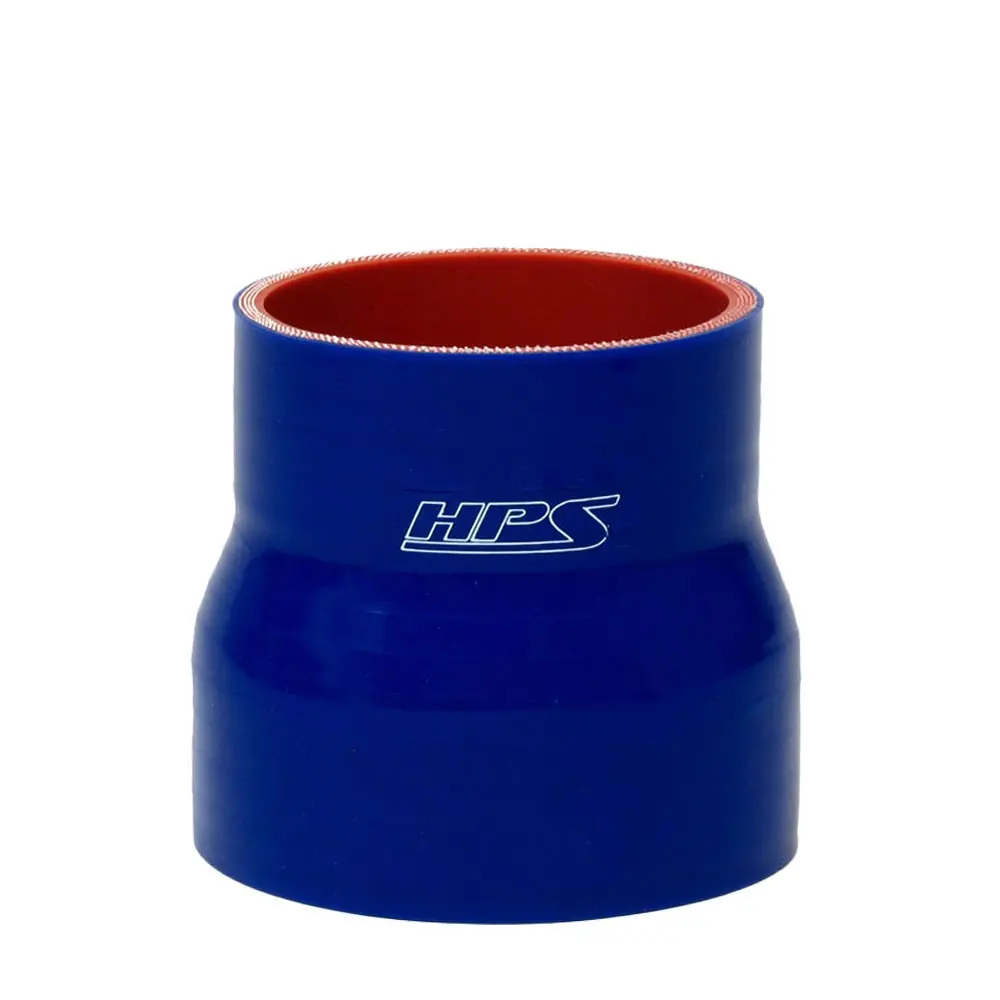 Hps 7/8" - 1-1/2" (22Mm - 38Mm) Id Straight Reducer Coupler Hose 4-Ply High Temp Silicone Blue 3" Length 1